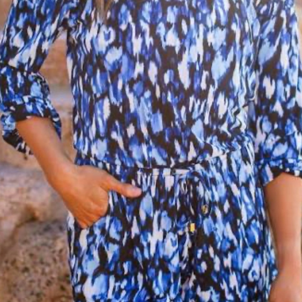 Stretch Smocked OTS Rompe